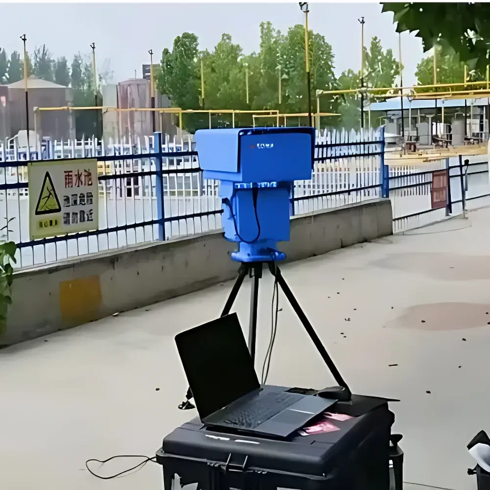 LESHI 9100FIR-OP4 Passive Fourier Transform Infrared (FTIR) Open-Path Gas Imaging and Early-Warning System