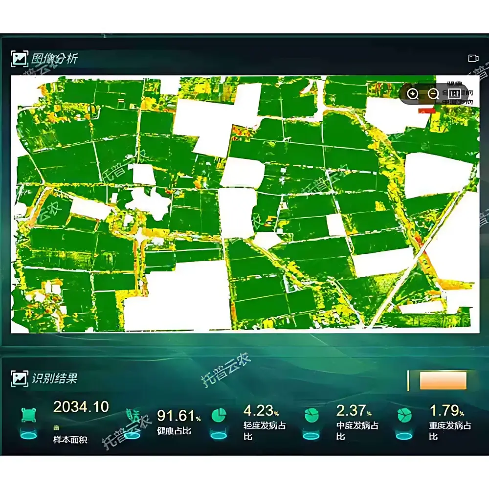Top Cloud-agri TP-DGP-JK Autonomous Drone-Based Multispectral Crop Monitoring System with Integrated Hangar