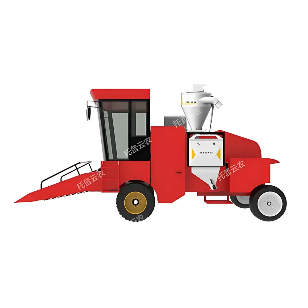 Top Cloud-agri 4YL-2C-1A Intelligent Corn Grain Combine Harvester