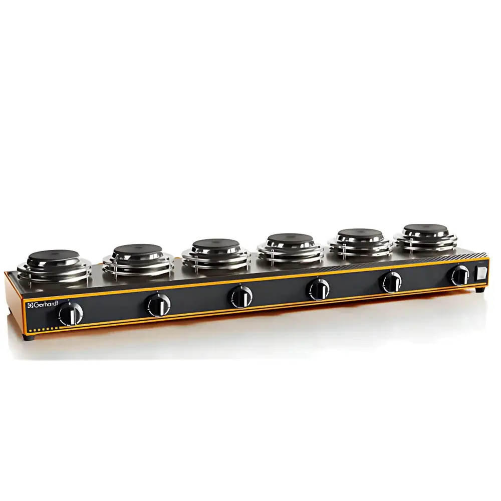 Gerhardt EV16 Six-Position Flat-Surface High-Temperature Electric Heating Plate