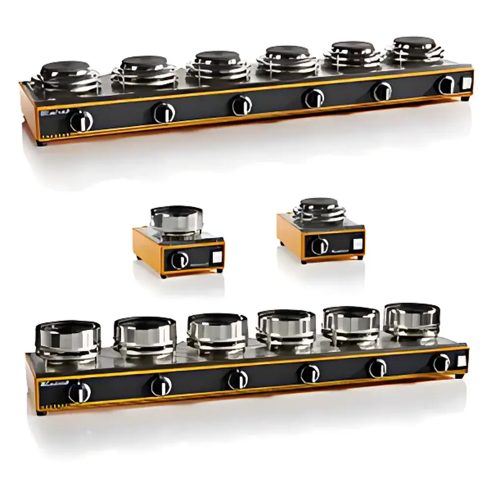 Gerhardt EV16 Six-Position Flat-Surface High-Temperature Electric Heating Plate