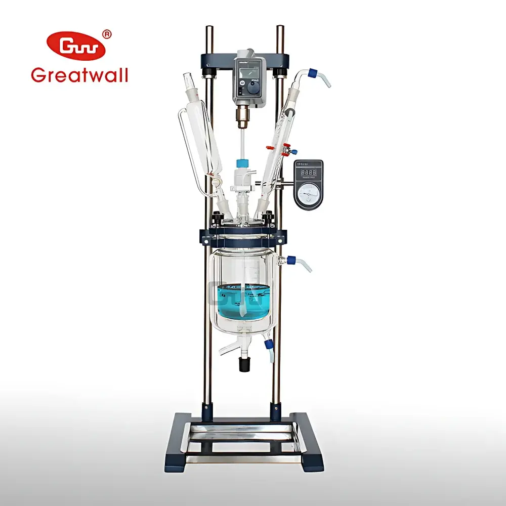 The Great Wall GR-2 Dual-Jacketed Variable-Speed Glass Reactor