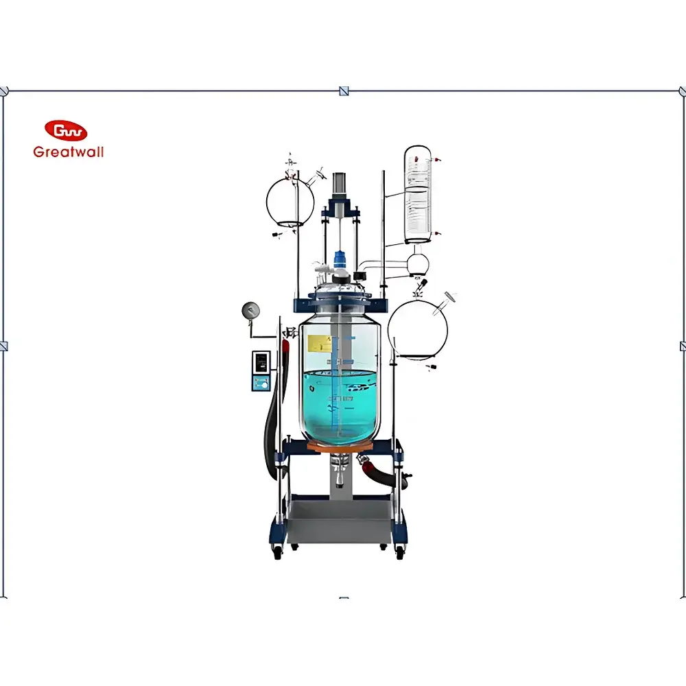 The Great Wall GRF-80CE Dual-Layer Lifting Glass Reactor