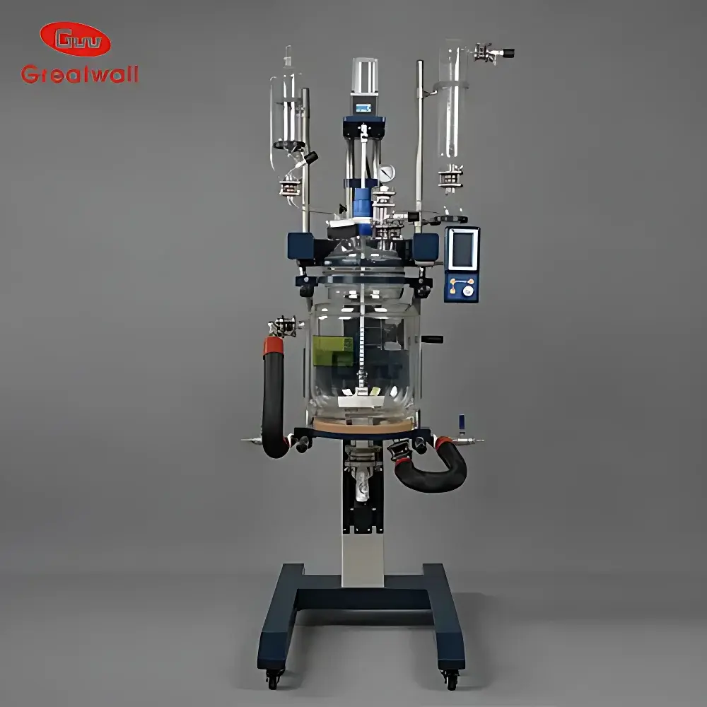 Zhengzhou Great Wall GRL-20 Adjustable-Height Glass Reactor