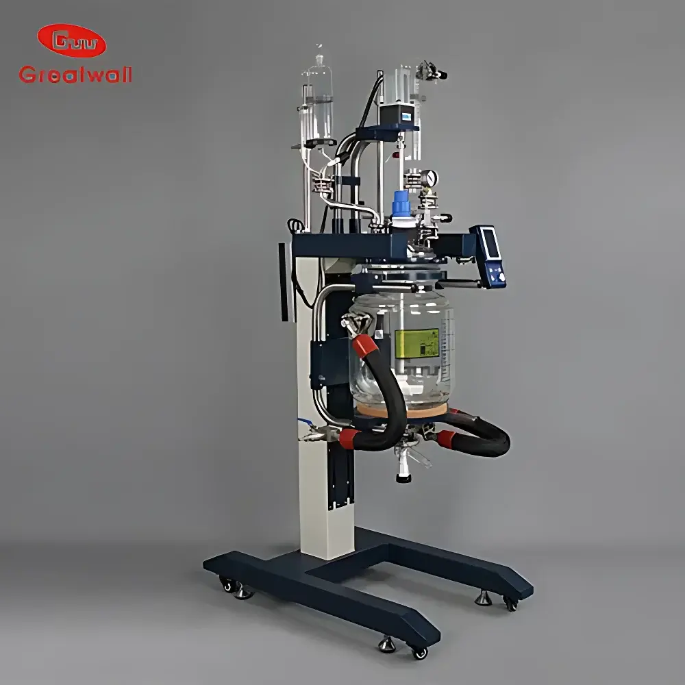 Zhengzhou Great Wall GRL-20 Adjustable-Height Glass Reactor
