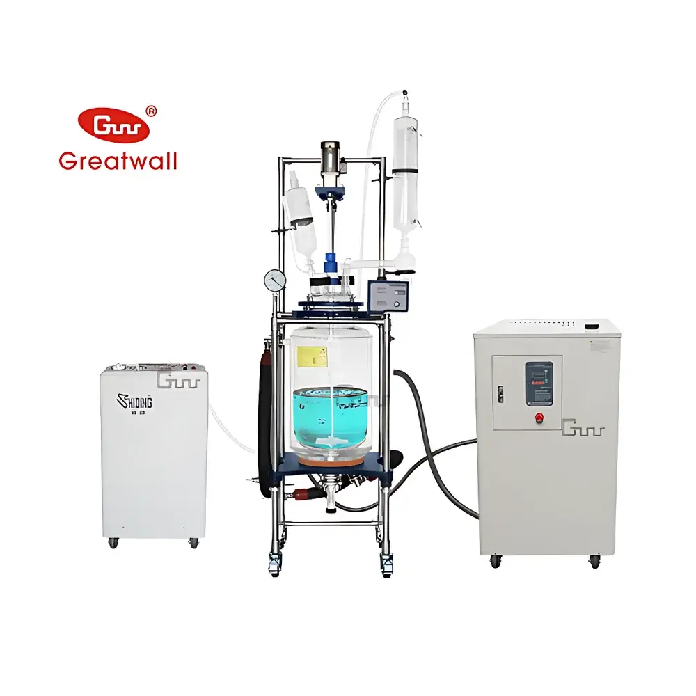 The Great Wall GR-50L Variable-Frequency Speed-Controlled Double-Jacketed Glass Reactor