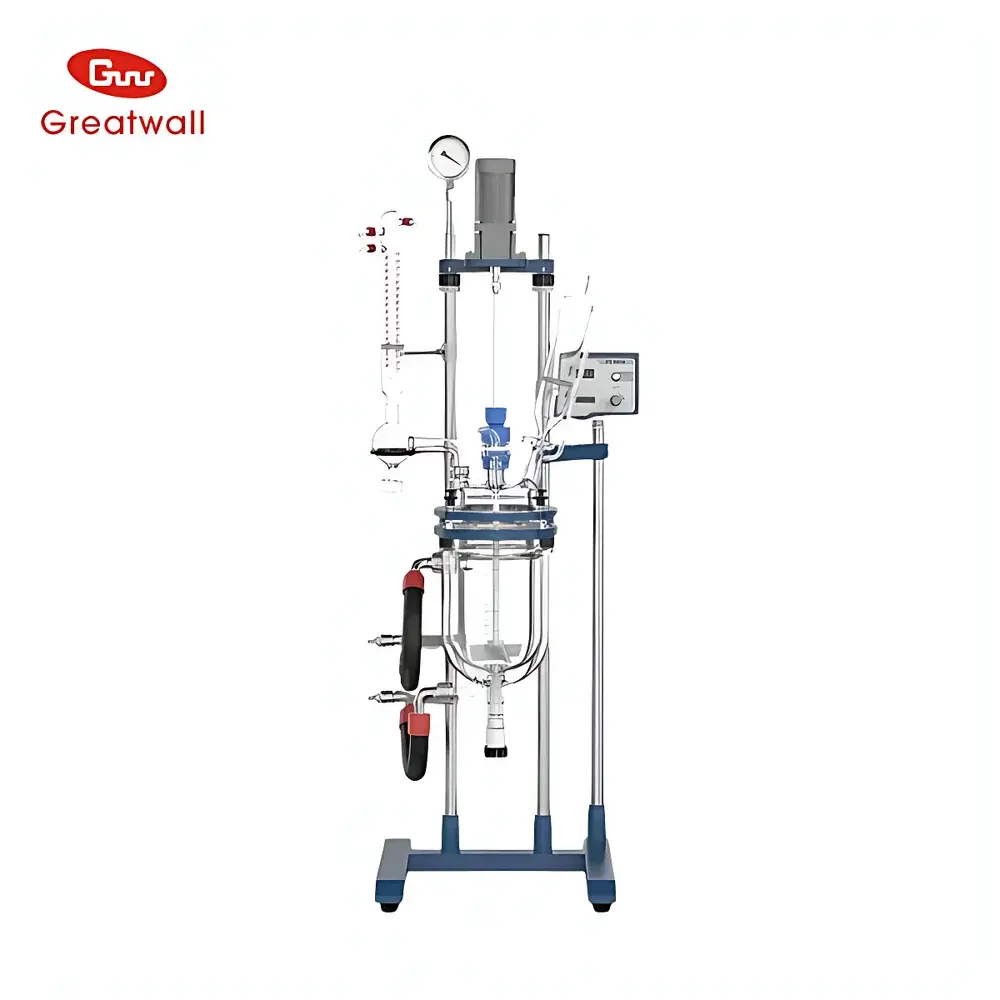 The Great Wall GR-5 Dual-Jacketed Variable-Speed Glass Reactor