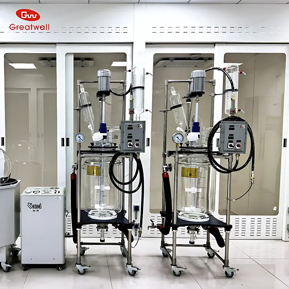Great Wall GR-5~100 Explosion-Proof Double-Jacketed Glass Reactor