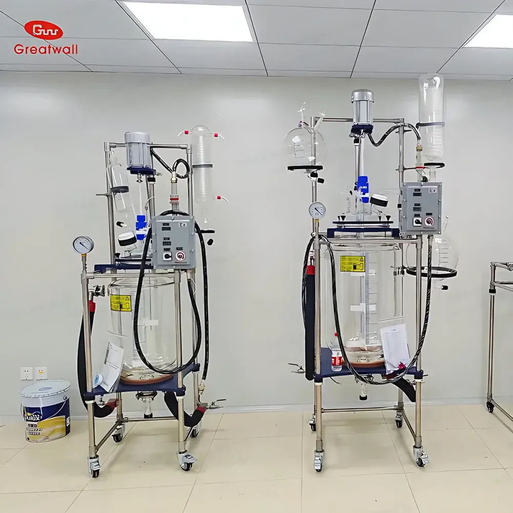 Great Wall GR-5~100 Explosion-Proof Double-Jacketed Glass Reactor