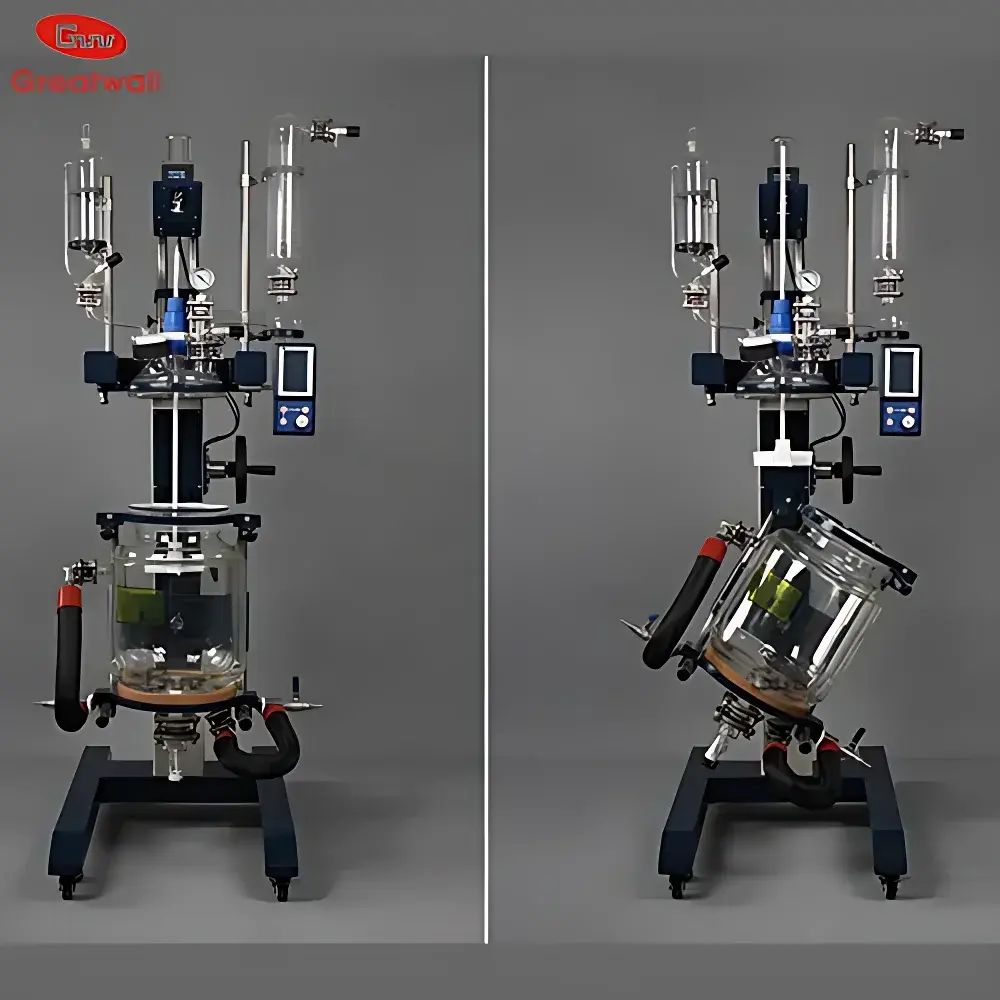 The Great Wall GRL-20 Adjustable Height Variable-Speed Glass Reactor