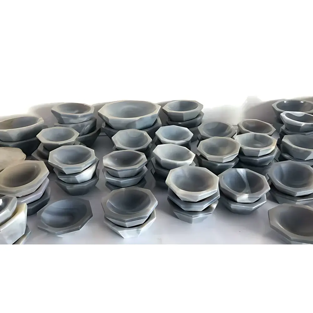 Jiubin Instruments Agate Mortar Set (40–220 mm Internal Diameter)
