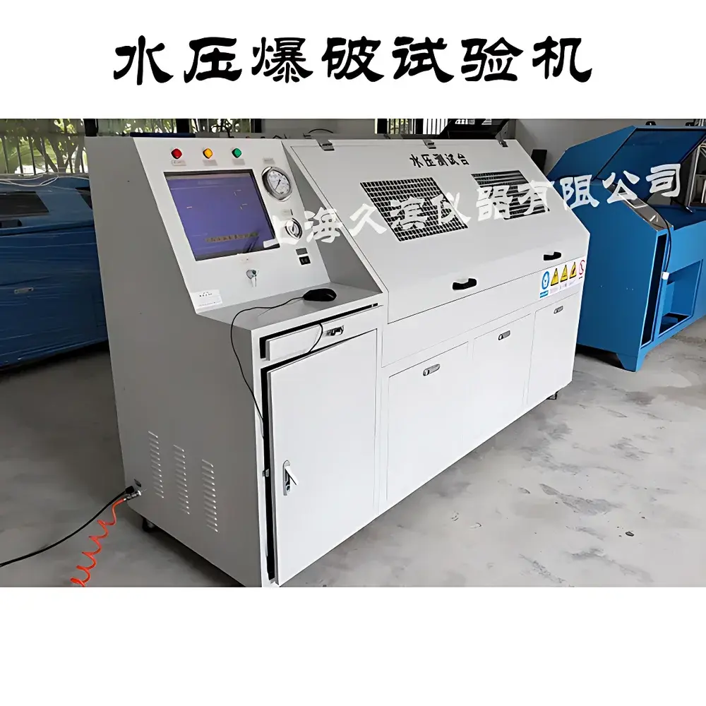 Jiubin JB-150-BK-S High-Pressure Hydraulic Burst Test System for Steel Pipes, Flexible Hoses, and Rubber Tubing
