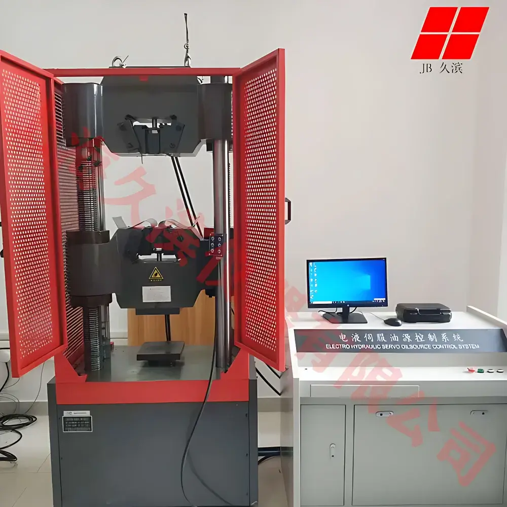 Jiubin JB/WAW-600KN Hydraulic Universal Testing Machine for Thread Relaxation Testing of Galvanized Steel Wire