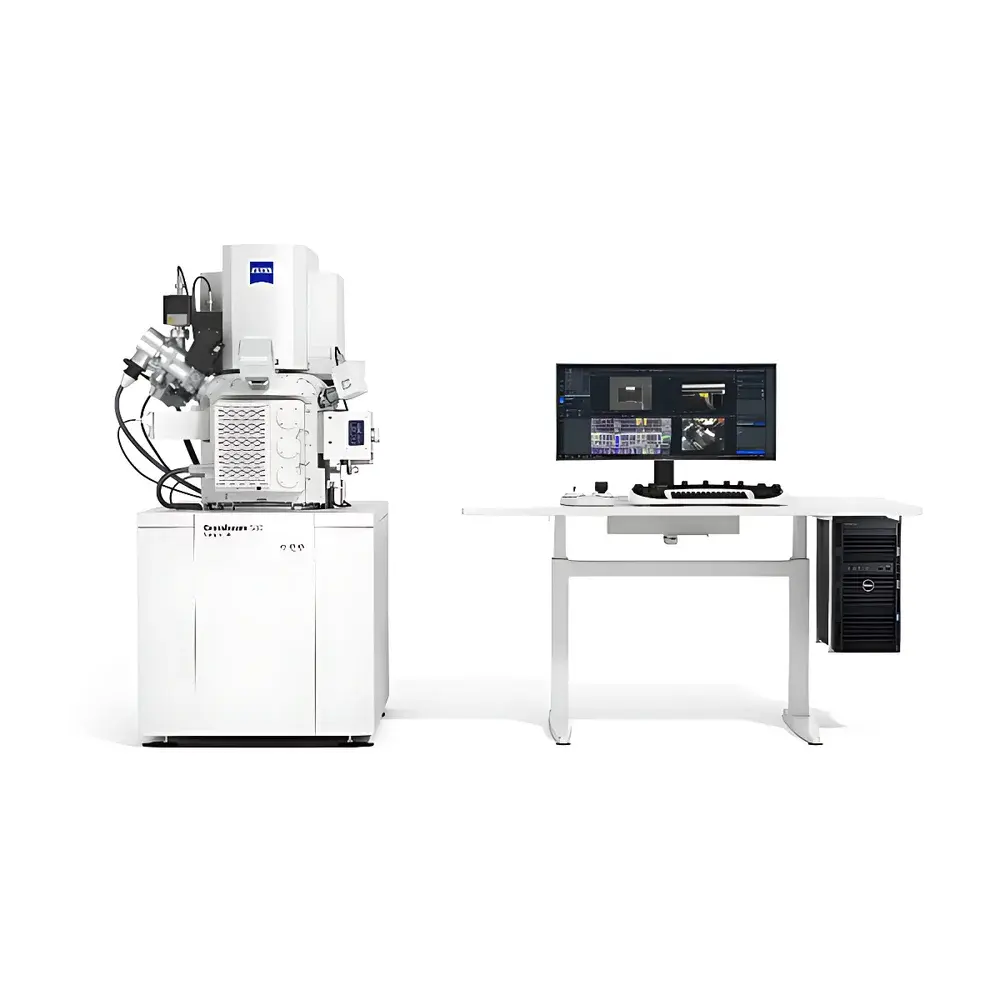 ZEISS Crossbeam 550 Samplefab Focused Ion Beam-Scanning Electron Microscope (FIB-SEM)