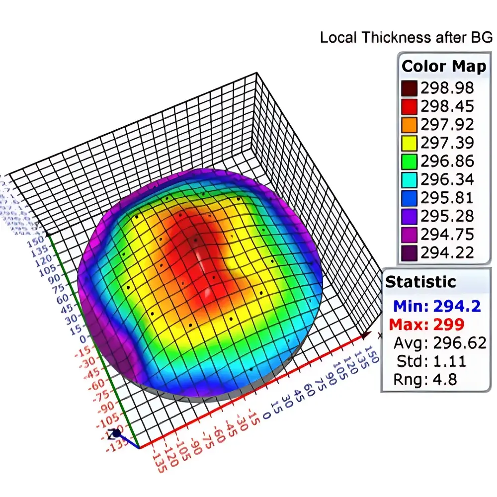E+H Metrology MX 1012 High-Resolution Wafer Thickness and Total Thickness Variation (TTV) Measurement System