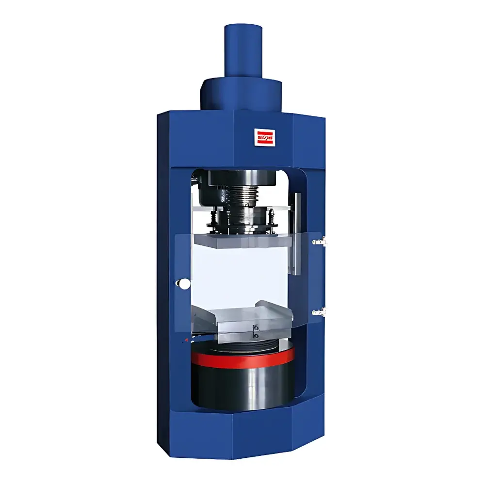SUNS YAW-2 Electro-Hydraulic Servo Compression Testing Machine with D-Type Fixture