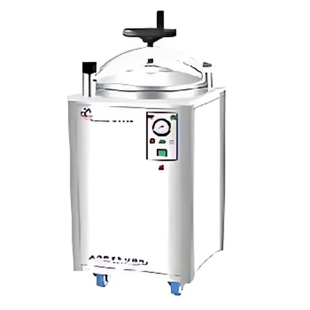 LDZX-50KAS Stainless Steel Vertical Autoclave with Manual Quick-Release Door and Integrated Pressure/Temperature Control