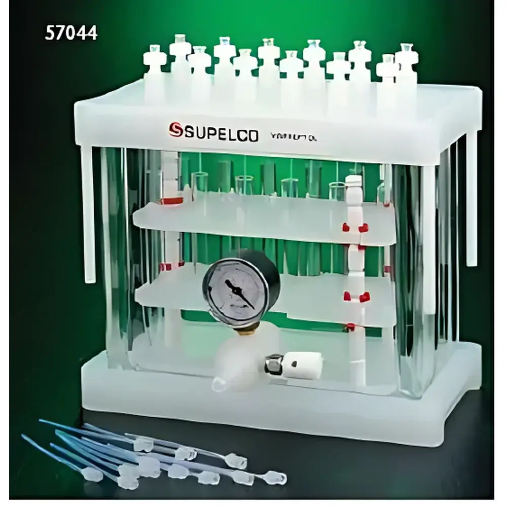Supelco Visiprep DL 12-Port Manual Solid Phase Extraction System (Model 57044)