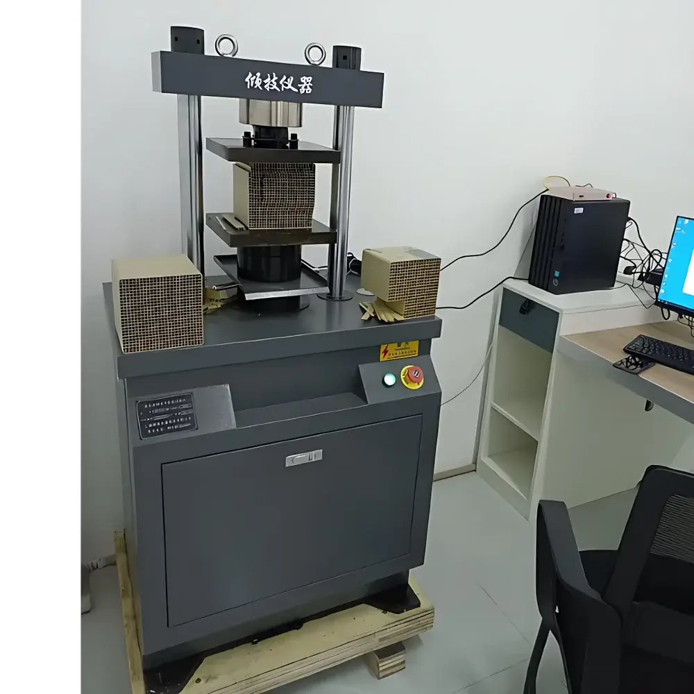 Qinji QJYL872A-200KN Compression Testing Machine for Denitrification Catalysts
