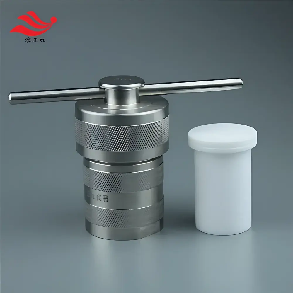 Binzhenghong ZH-60ml Sealed High-Pressure Microwave-Assisted Digestion Vessel for Inorganic Elemental Analysis of Soil Heavy Metals