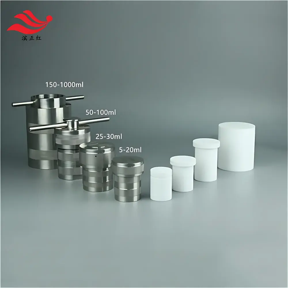 Binzhenghong ZH-60ml Sealed High-Pressure Microwave-Assisted Digestion Vessel for Inorganic Elemental Analysis of Soil Heavy Metals