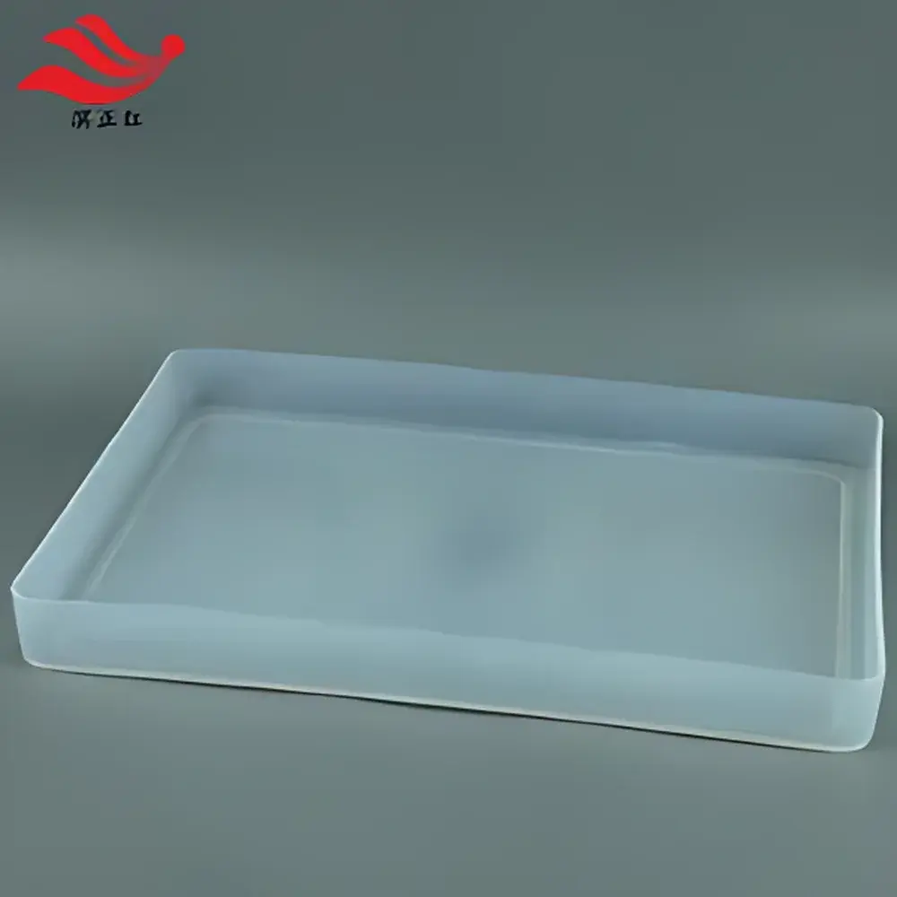PFA Transparent Corrosion-Resistant Square Tray – Monolithic Teflon (PFA) Rack