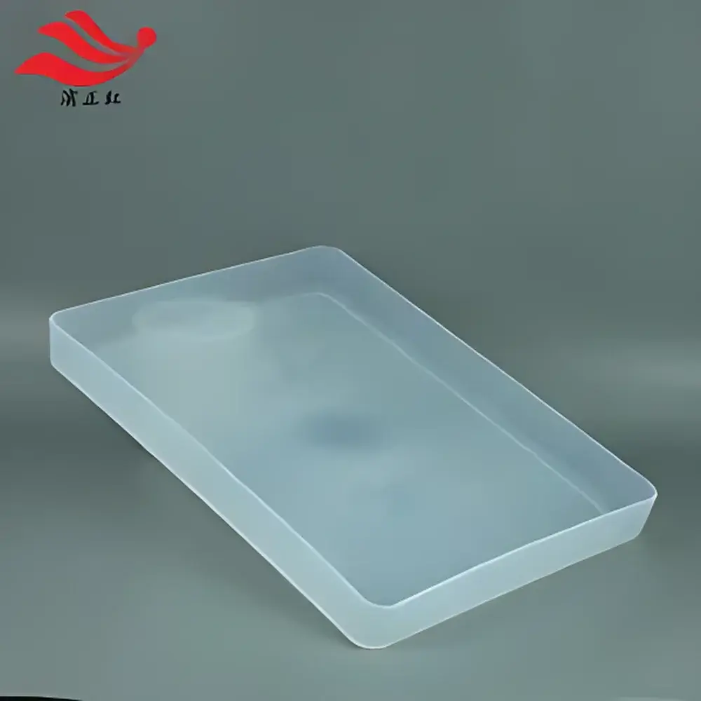 PFA Transparent Corrosion-Resistant Square Tray – Monolithic Teflon (PFA) Rack