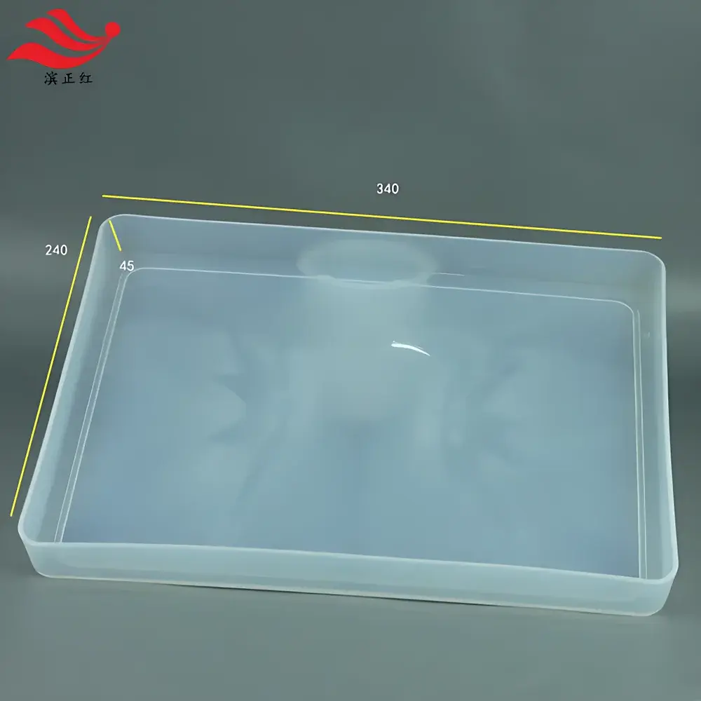 PFA Transparent Corrosion-Resistant Square Tray – Monolithic Teflon (PFA) Rack