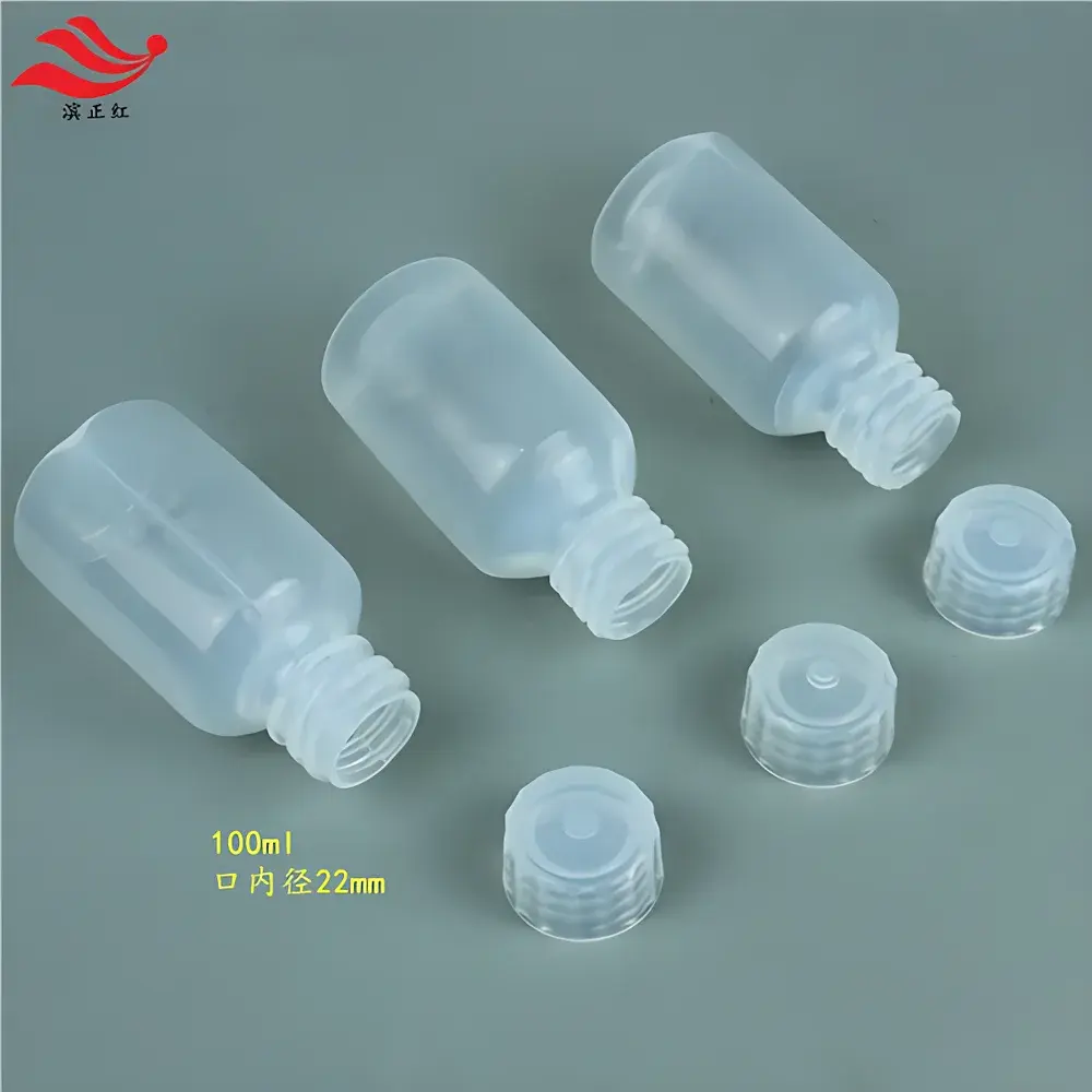 PFA Sample Vial for Multi-Crystalline Silicon Analysis – 100 mL, High-Purity Fluoropolymer Vial for Energy Industry Applications