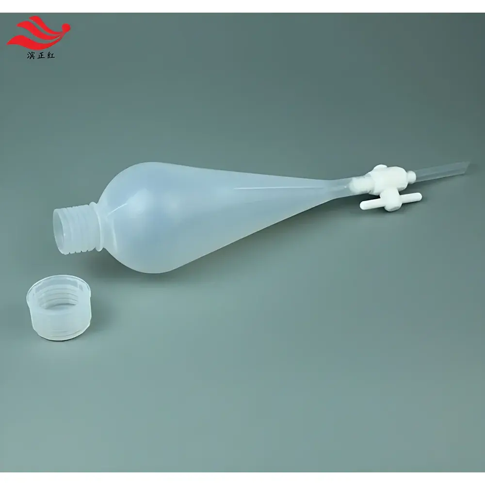 Binzhenghong FEP/PFA Transparent Separatory Funnel for HF-Resistant Liquid-Liquid Extraction
