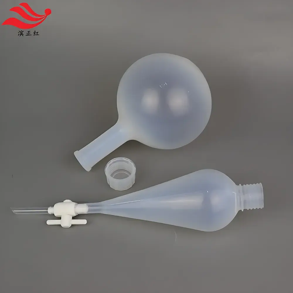 Binzhenghong FEP/PFA Transparent Separatory Funnel for HF-Resistant Liquid-Liquid Extraction