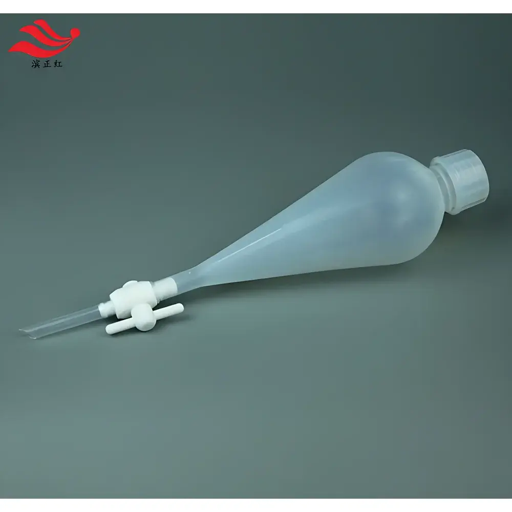 Binzhenghong FEP/PFA Transparent Separatory Funnel for HF-Resistant Liquid-Liquid Extraction