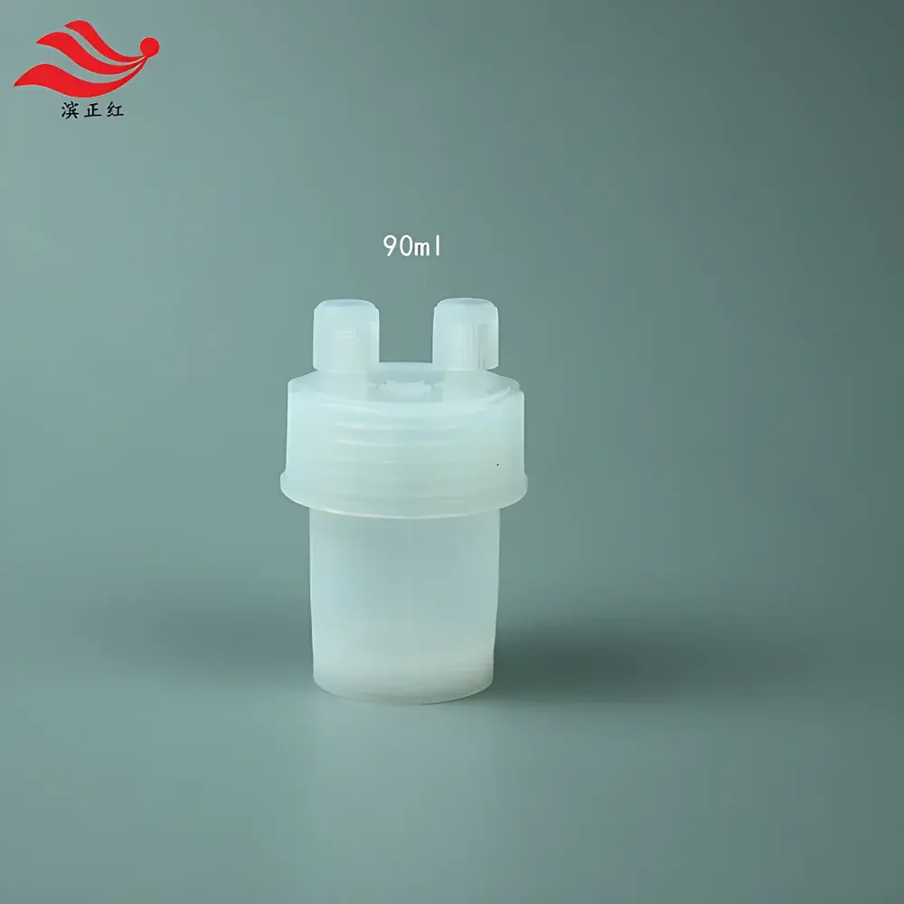PFA Digestion Vessel / Absorption Bottle / Impingement Bottle / Gas Scrubbing Bottle (60–180 mL, Transparent, Semiconductor-Grade)