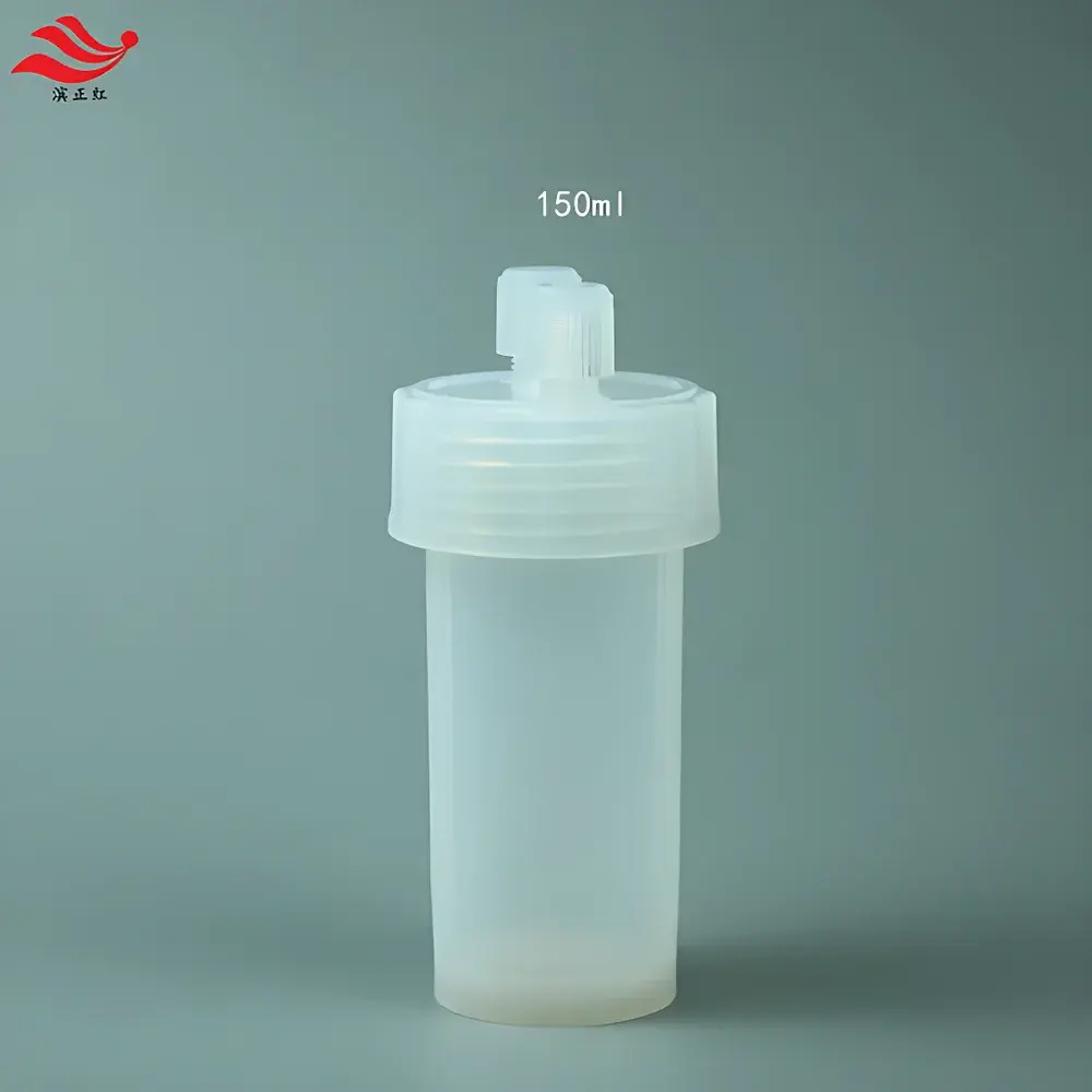 PFA Digestion Vessel / Absorption Bottle / Impingement Bottle / Gas Scrubbing Bottle (60–180 mL, Transparent, Semiconductor-Grade)