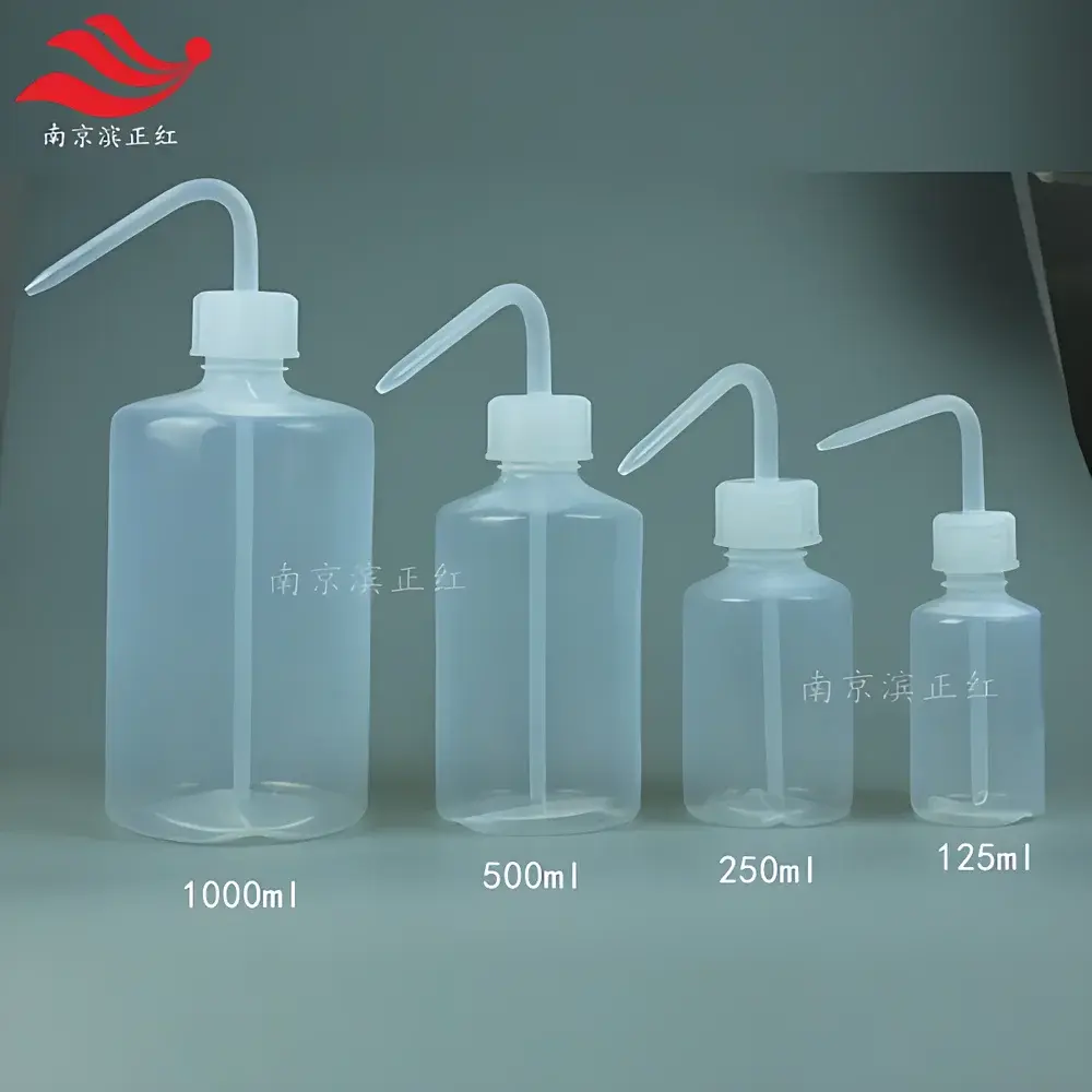 Binzhenghong NJ-XP FEP/PFA Narrow-Mouth & Wide-Mouth Graduated Wash Bottles (100 mL, 250 mL, 500 mL)