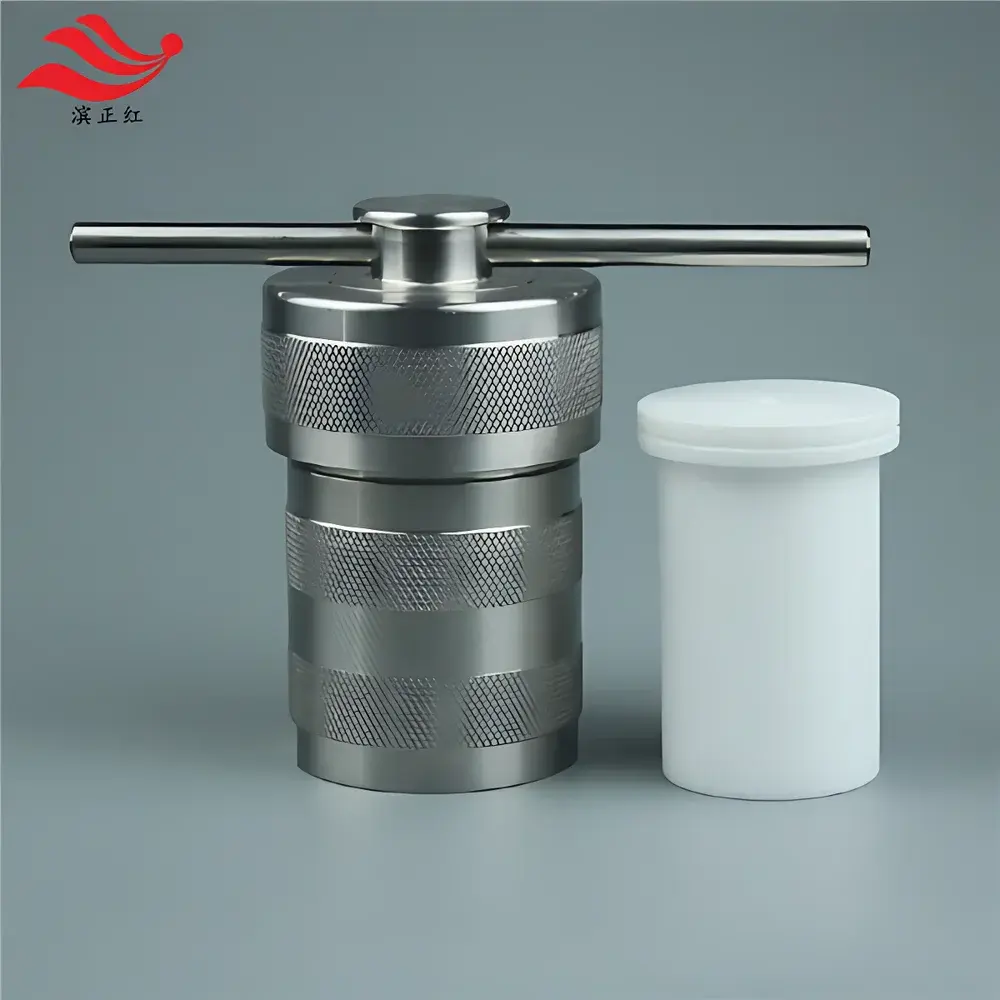 Binzhenghong NJ-100ml PTFE/Teflon-lined Stainless Steel High-Pressure Microwave Digestion Vessel for Inorganic Elemental Analysis