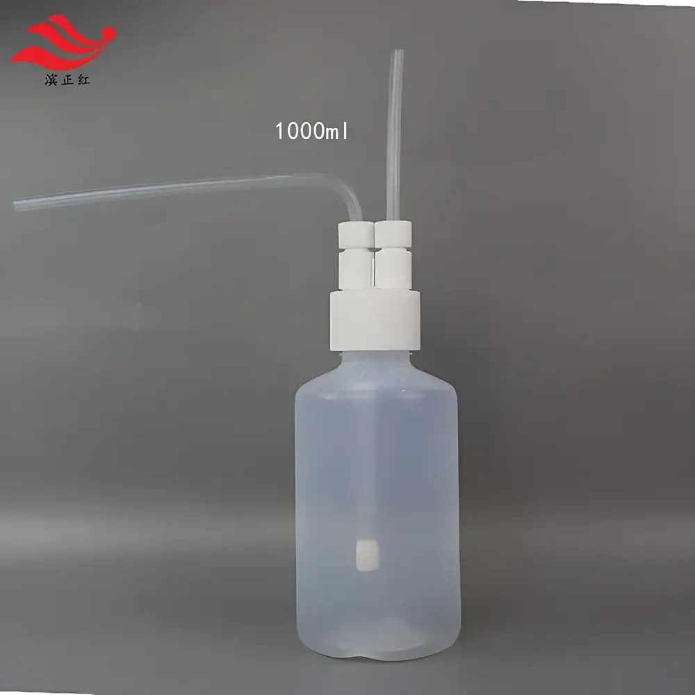 PFA Series串联 Reaction & Absorption Vessel (1 L / 2 L), GL45 Thread, Fluorinated Ethylene Propylene (FEP) / Perfluoroalkoxy (PFA) Construction for HF and Corrosive Gas Handling
