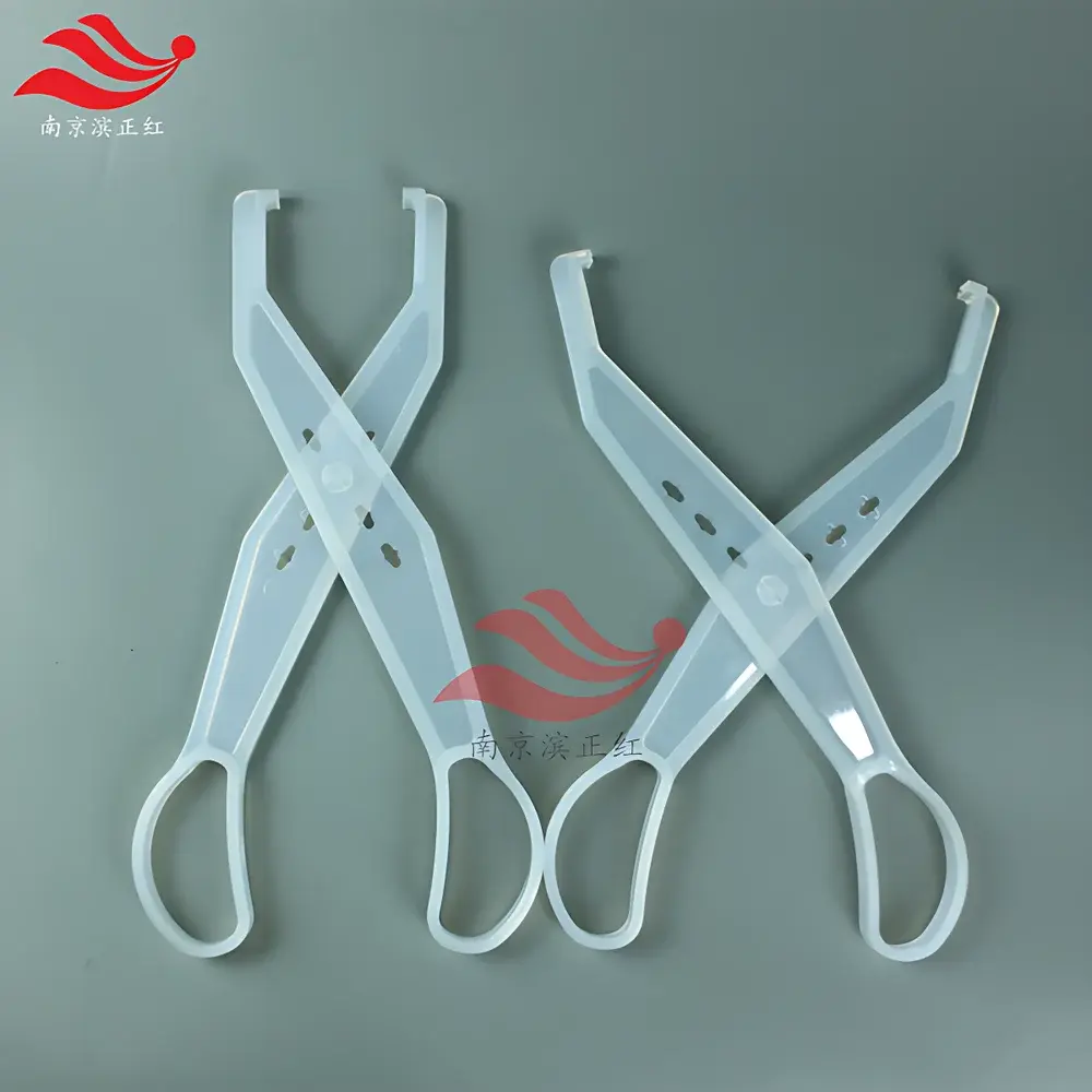 PFA Sampling Clamp with Extended Handle – Fluorinated Polymer Tweezers for Energy Industry Applications