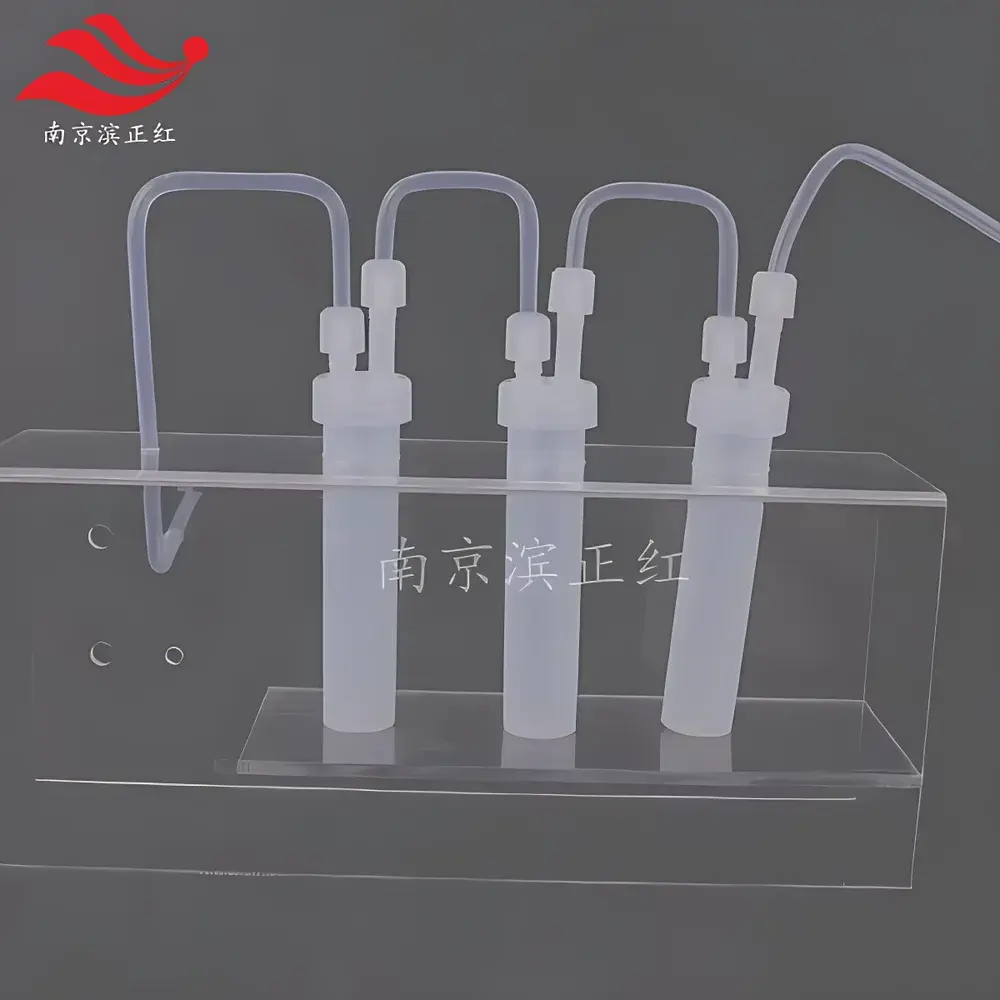 PFA Gas Washing Bottle (50 mL) for Hydrogen Fuel Purification in PEMFC Vehicles