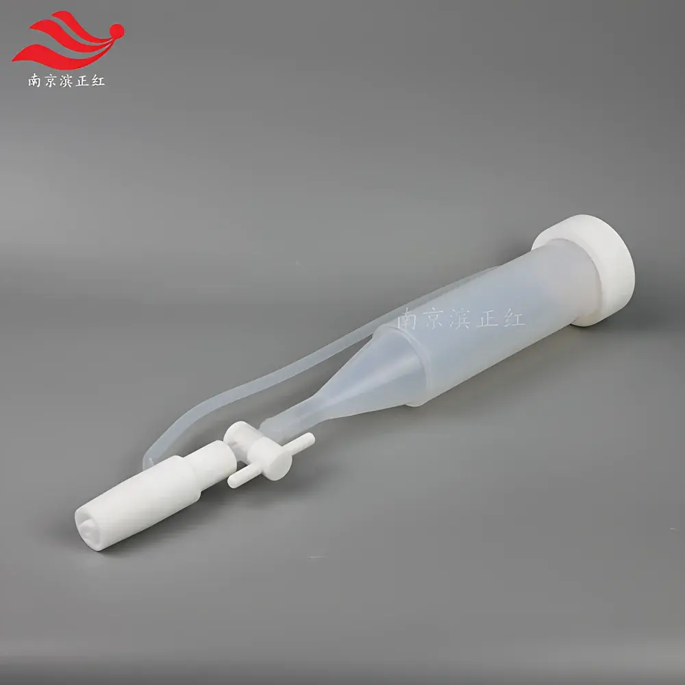 PFA Constant-Level Separatory Funnel 150 mL with PTFE Stopcock, Designed for HF-Compatible Laboratory Synthesis