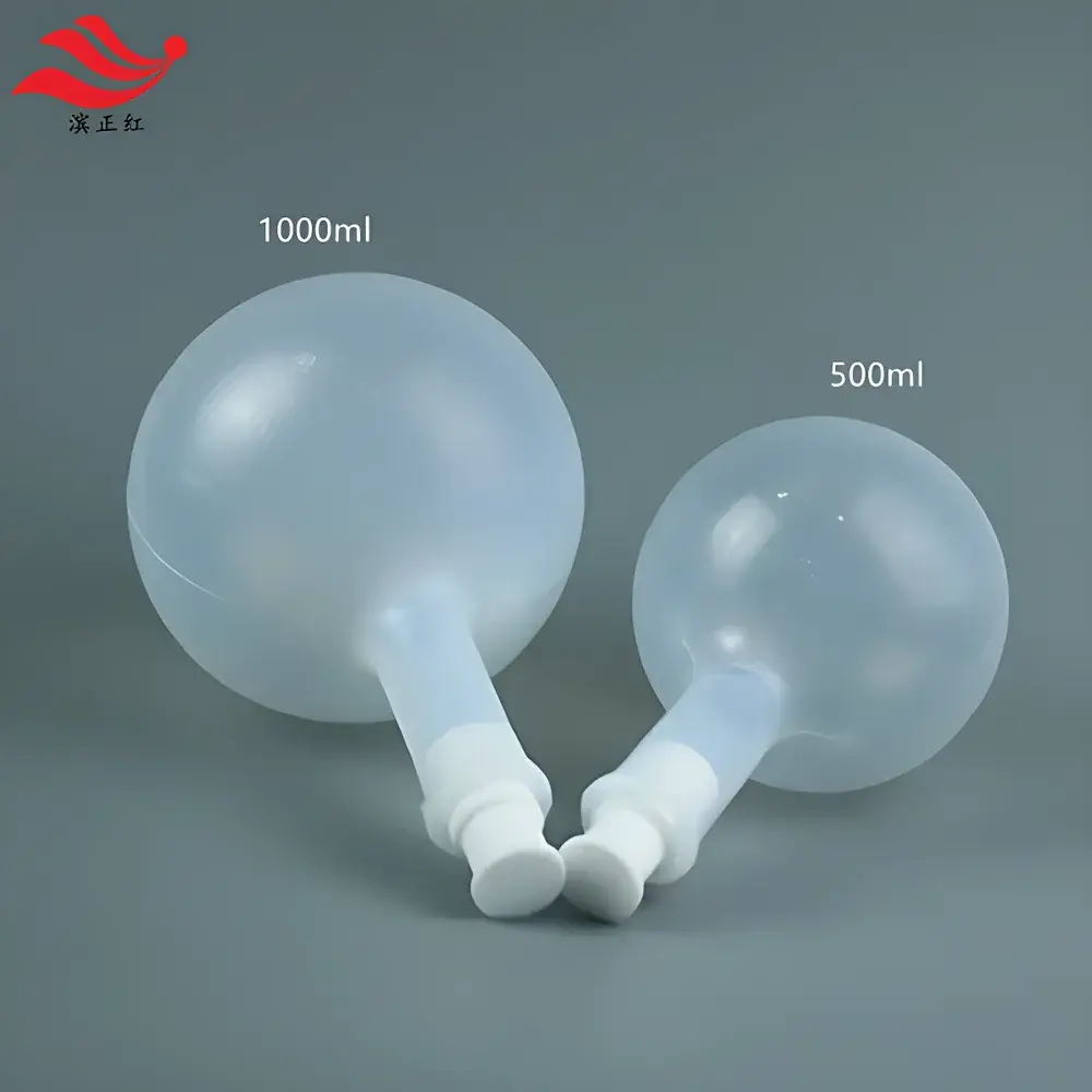 PFA Single- and Multi-Neck Reaction Flask for Pharmaceutical and HF-Resistant Chemical Processing