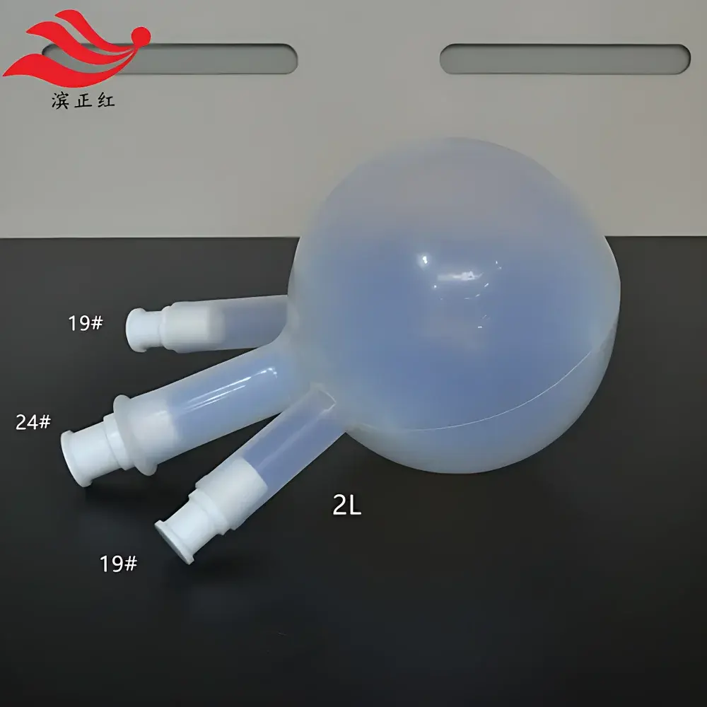 PFA Single- and Multi-Neck Reaction Flask for Pharmaceutical and HF-Resistant Chemical Processing