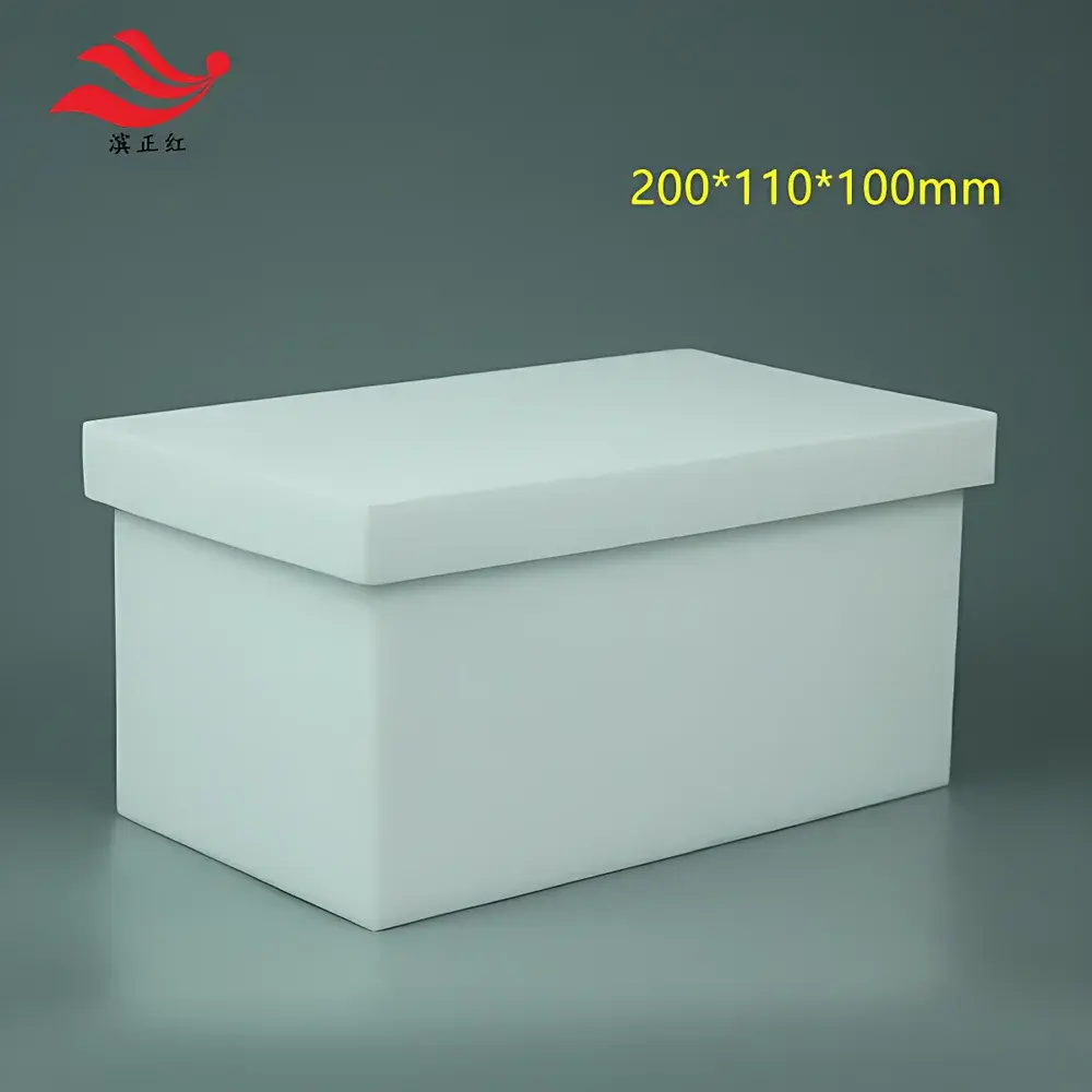 PTFE Rectangular Sample Storage Tray – Custom-Fabricated Corrosion-Resistant Monolithic PTFE Container by Binzhenghong