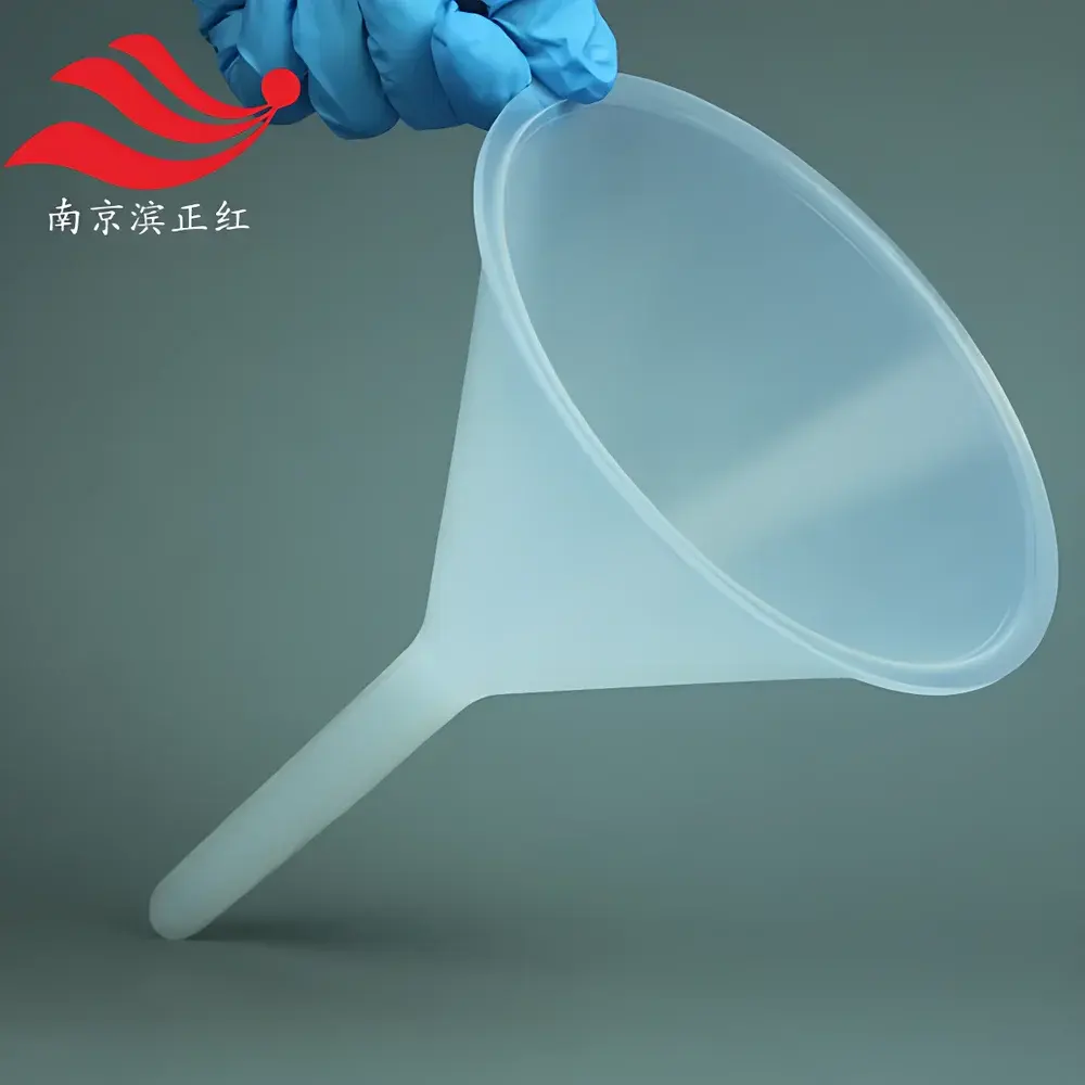 PFA Triangular Funnel 150 mm – High-Purity, Heat-Resistant, Chemically Inert Laboratory Funnel