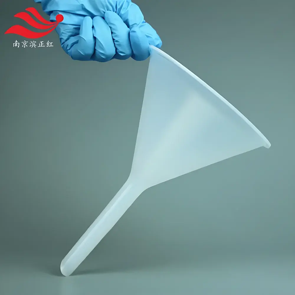 PFA Triangular Funnel 150 mm – High-Purity, Heat-Resistant, Chemically Inert Laboratory Funnel