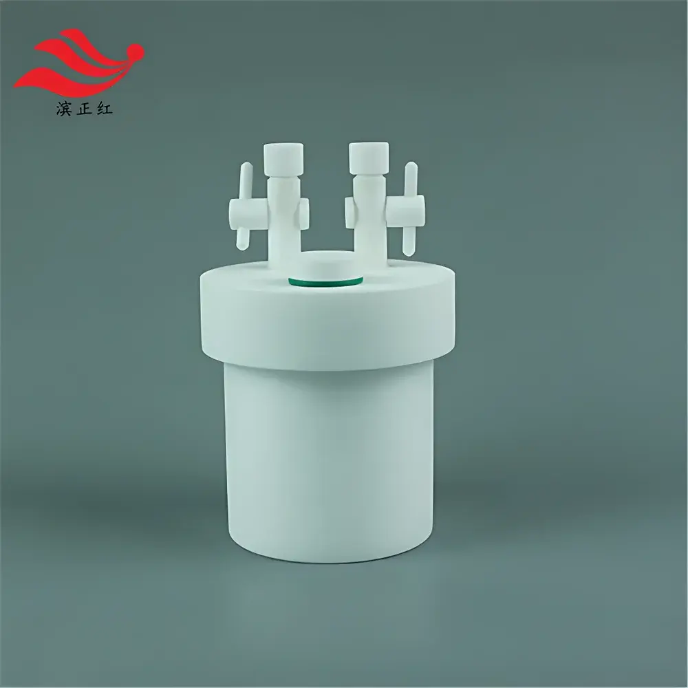 Binzhenghong PTFE Multi-Neck Reaction Flask – Single-Neck, Three-Neck & Four-Neck Configurations with Standard Tapered Ground Joints