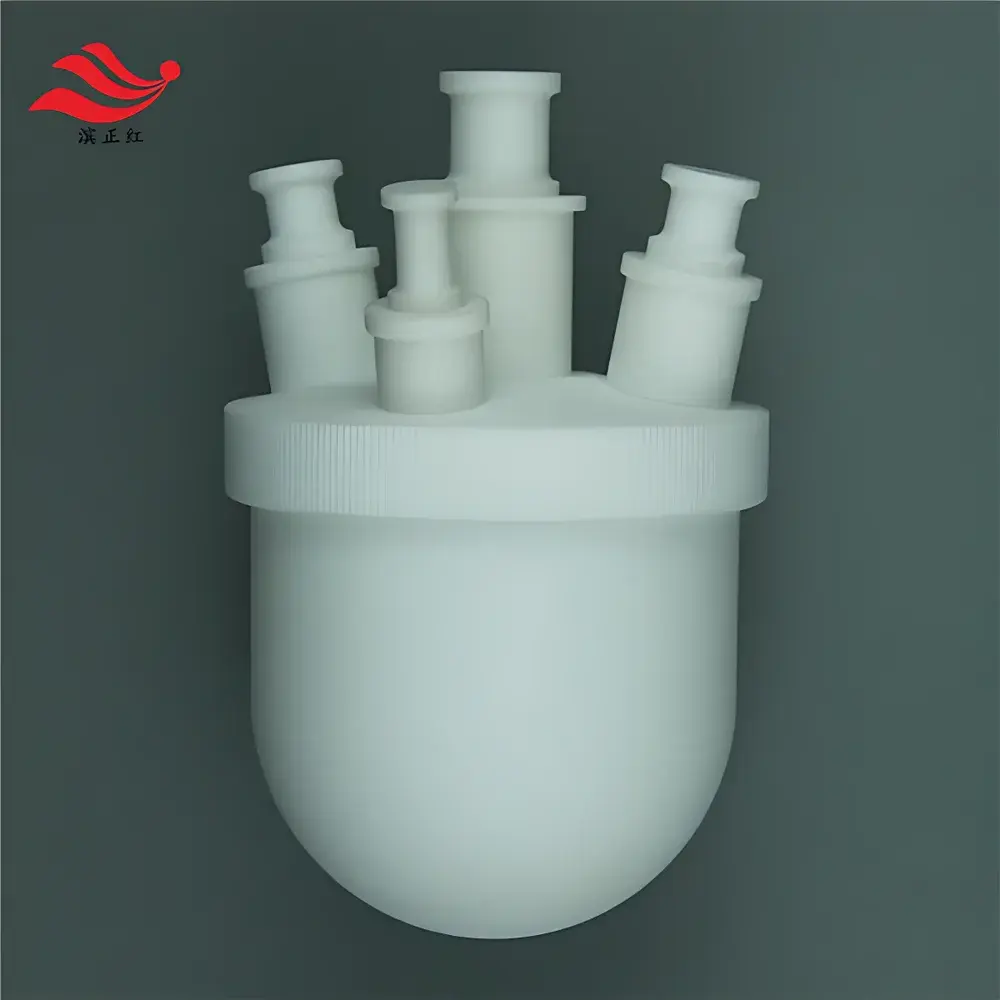 Binzhenghong PTFE Multi-Neck Reaction Flask (Customizable Volume: 250–1000 mL)