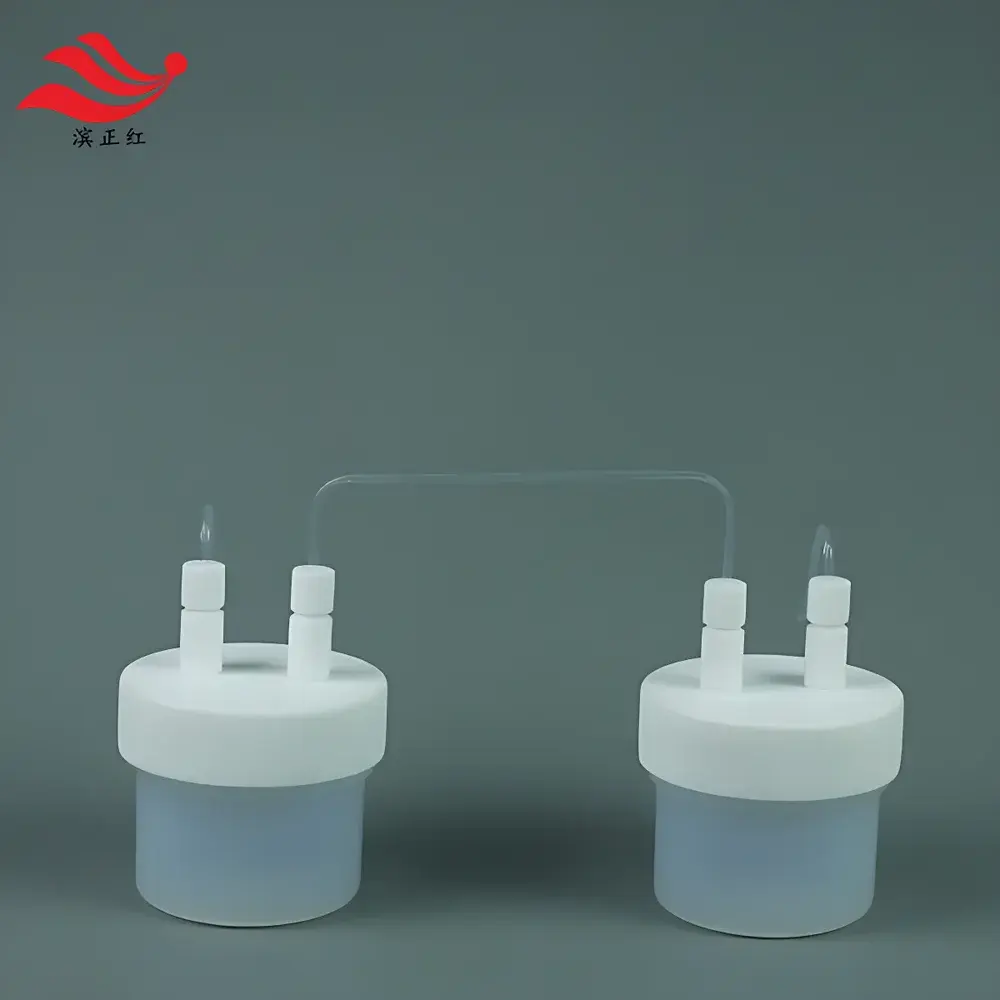 PFA Reaction Bottle, 240 mL Multi-Stage Series Absorption Vessel Set