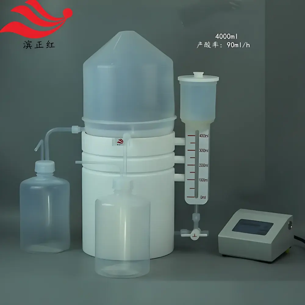 Binzhenghong NJ-SCH-III PFA Sub-Boiling Acid Distillation System for HCl, HNO₃, HF, and Ultrapure Water Purification