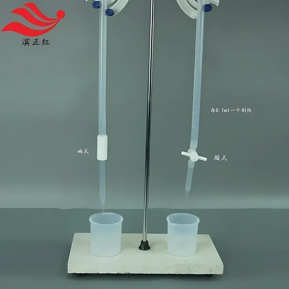 PFA Acid-Base Buret 50 mL with 0.1 mL Graduations